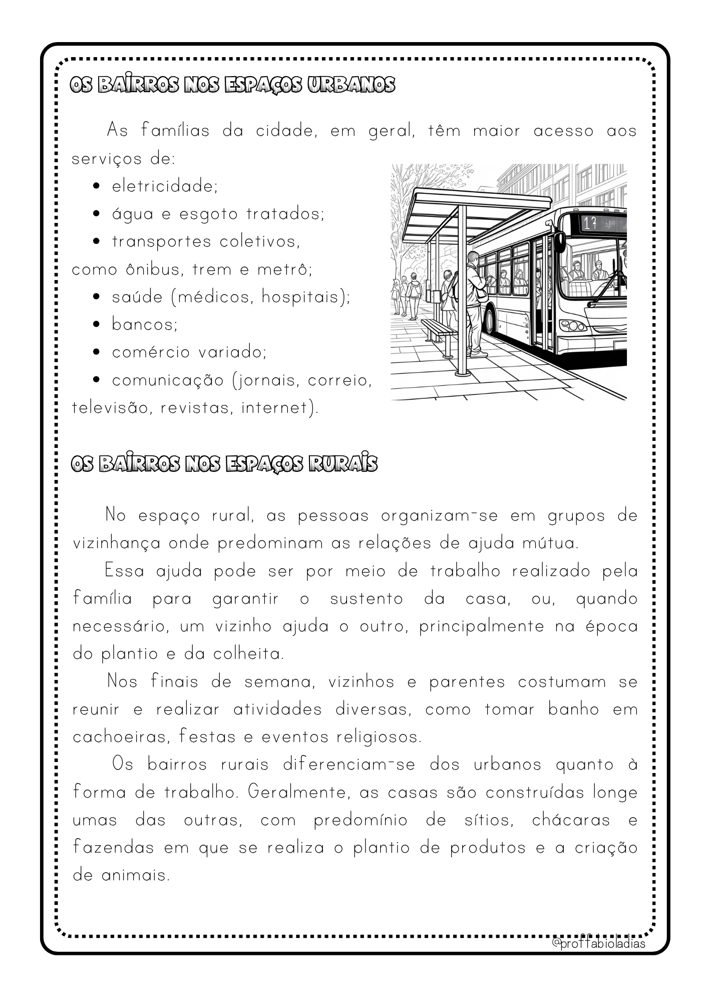 A vida nos bairros - Campo e Cidade - Imagem 3