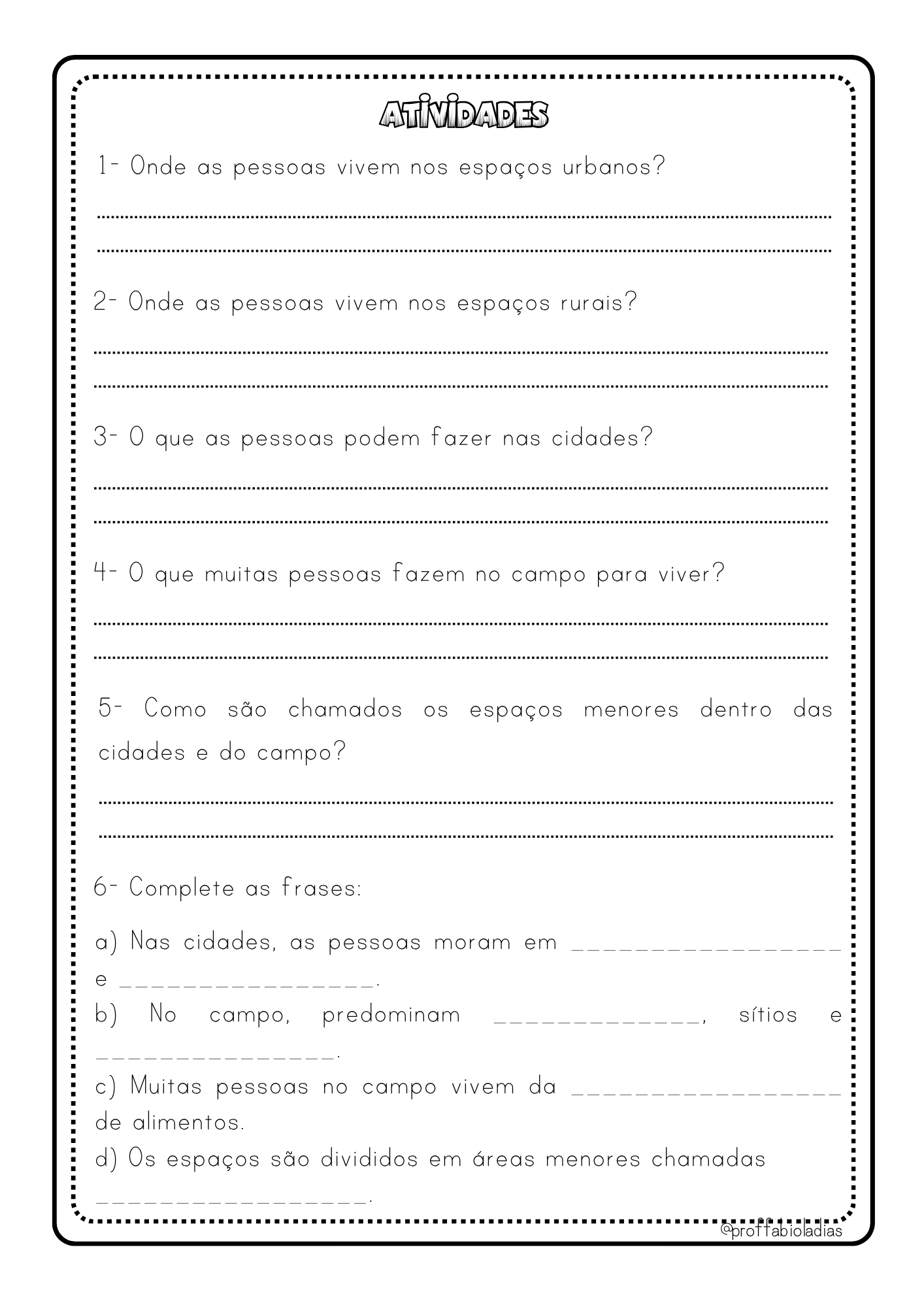 A vida nos bairros - Campo e Cidade - Imagem 5