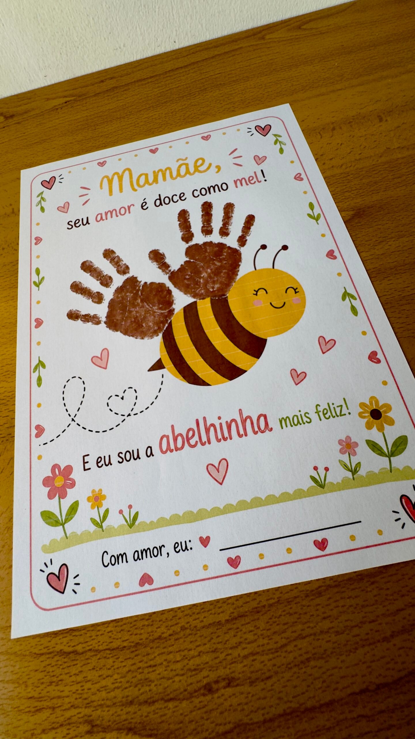 Atividades Dia das Mães com guache - Imagem 6