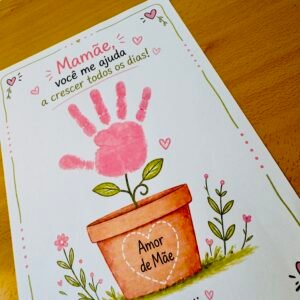 Atividades Dia das Mães com guache