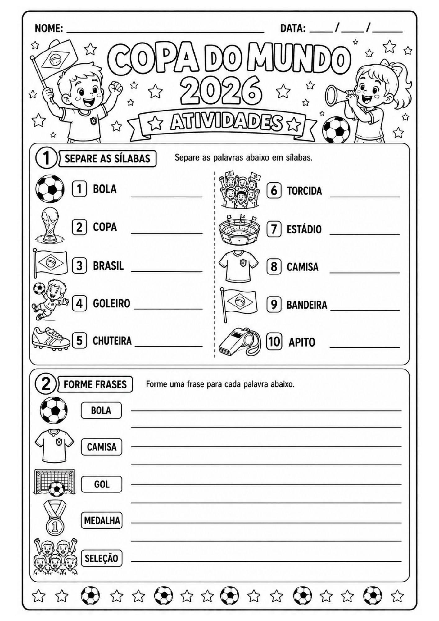 ATIVIDADES COPA DO MUNDO 2026 – Anos Iniciais - Imagem 11