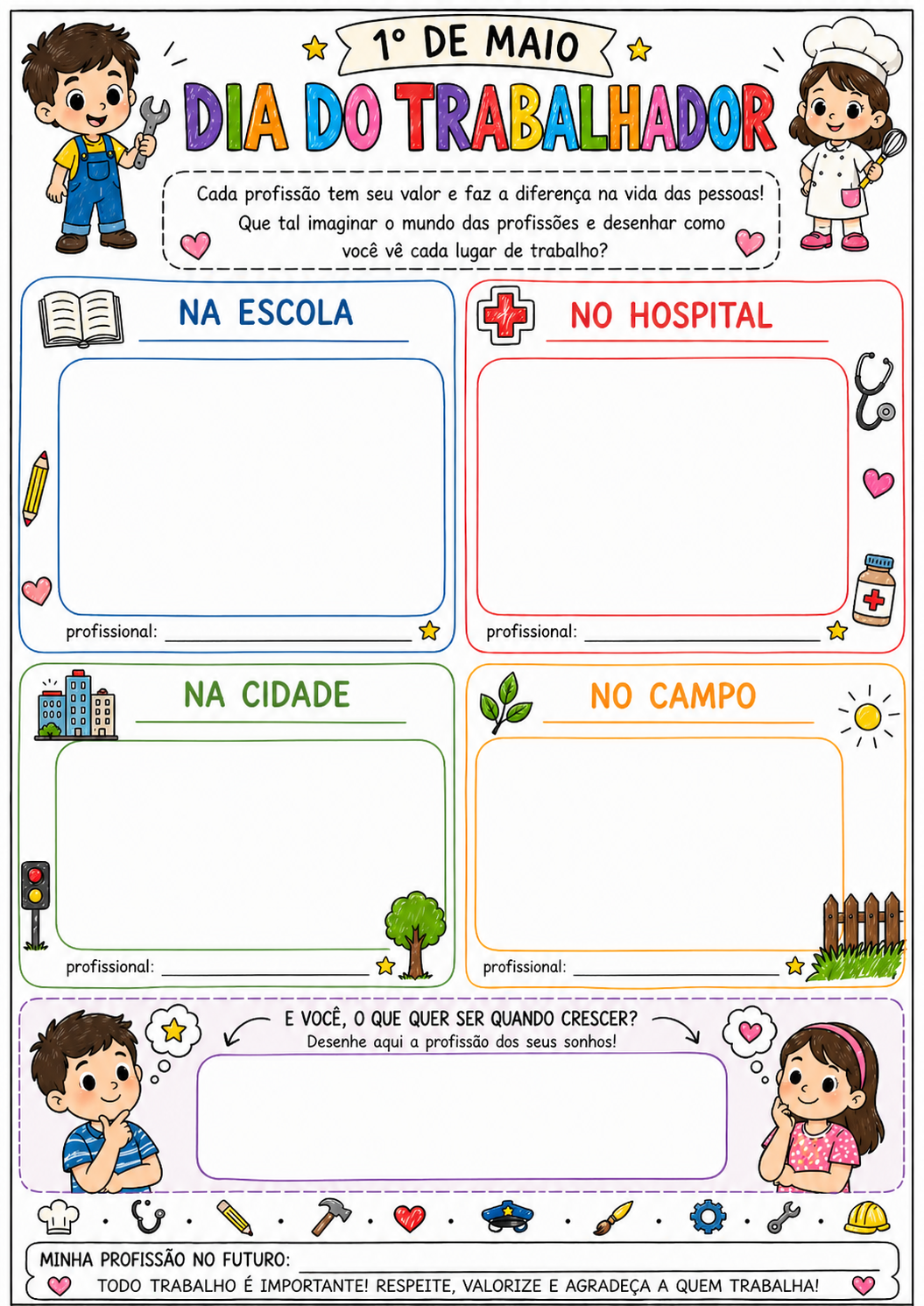 ✨ ATIVIDADES DIA DO TRABALHADOR ✨ - Imagem 11