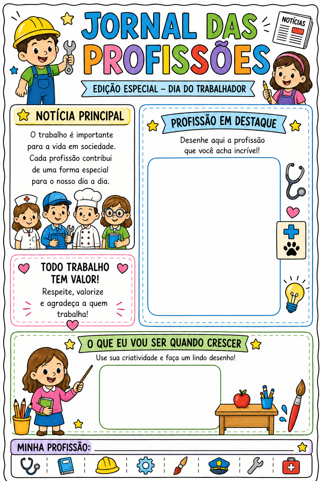 ✨ ATIVIDADES DIA DO TRABALHADOR ✨ - Imagem 8