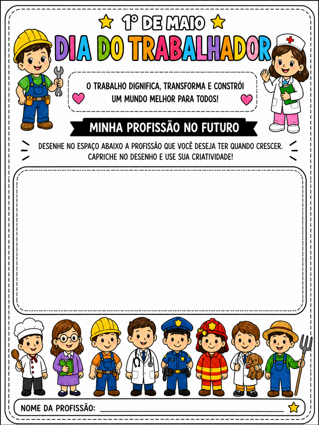 ✨ ATIVIDADES DIA DO TRABALHADOR ✨ - Imagem 7