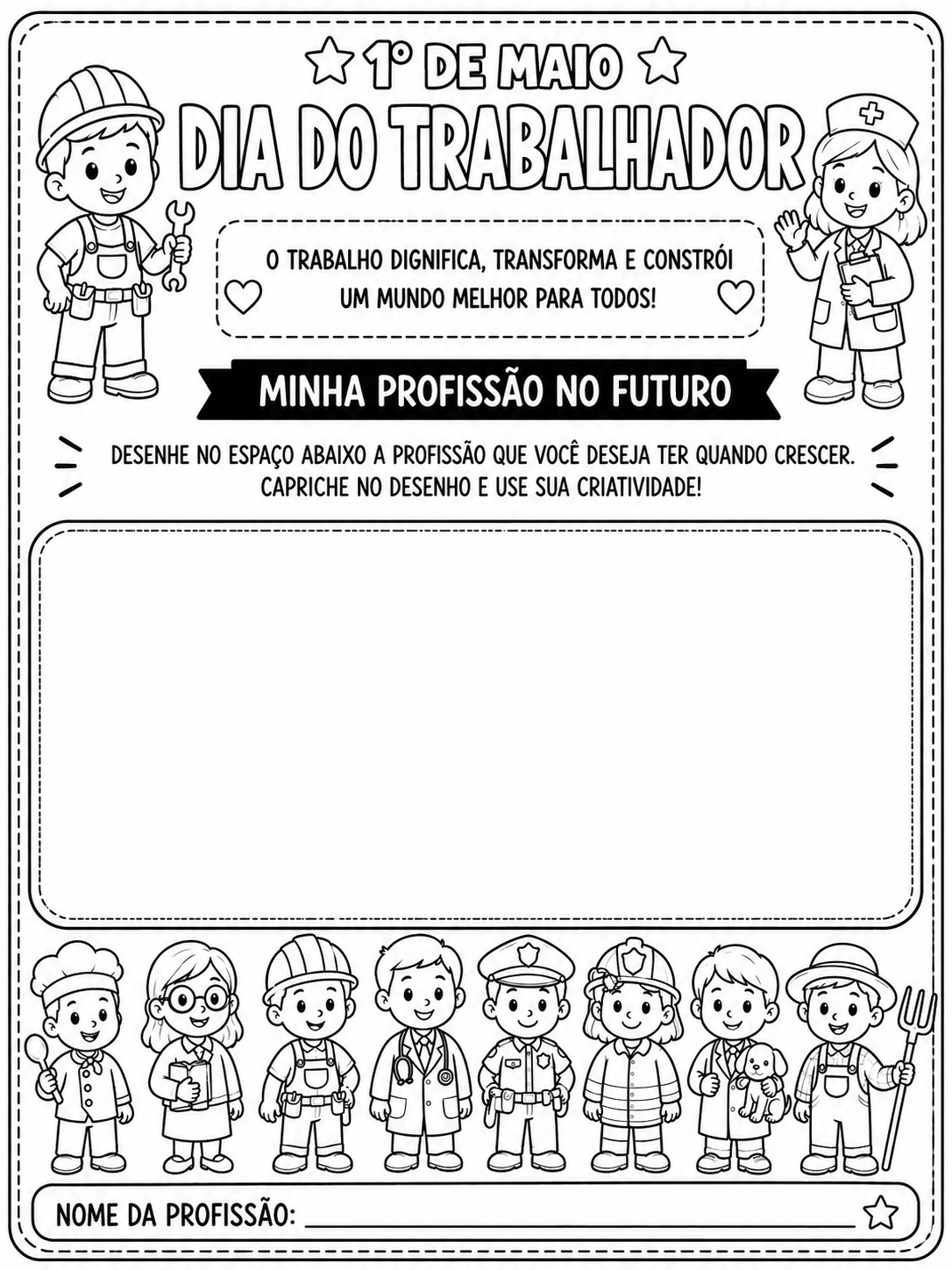 ✨ ATIVIDADES DIA DO TRABALHADOR ✨ - Imagem 6