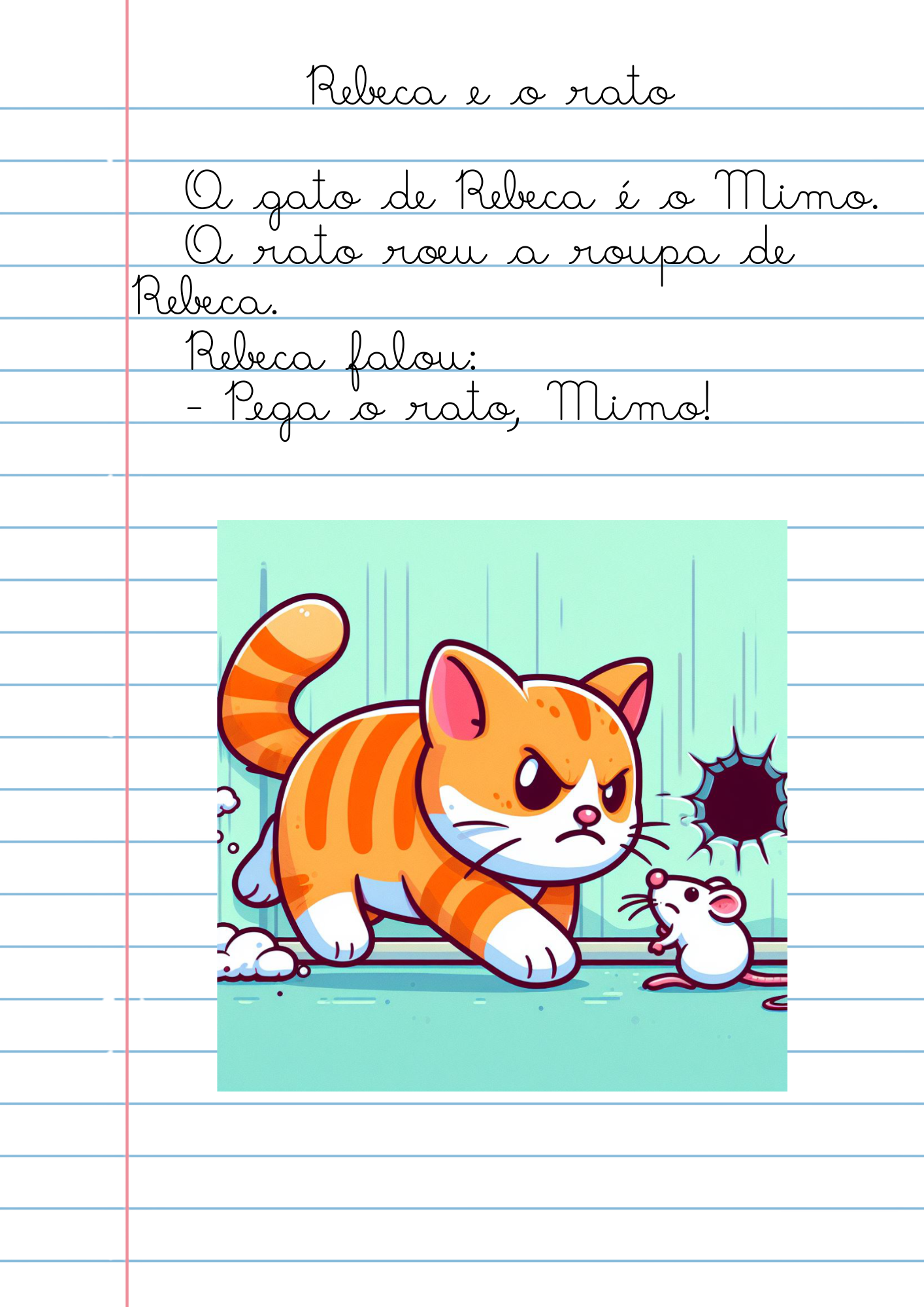 Meus Textinhos – Sílabas Simples em Letra Cursiva - Imagem 5