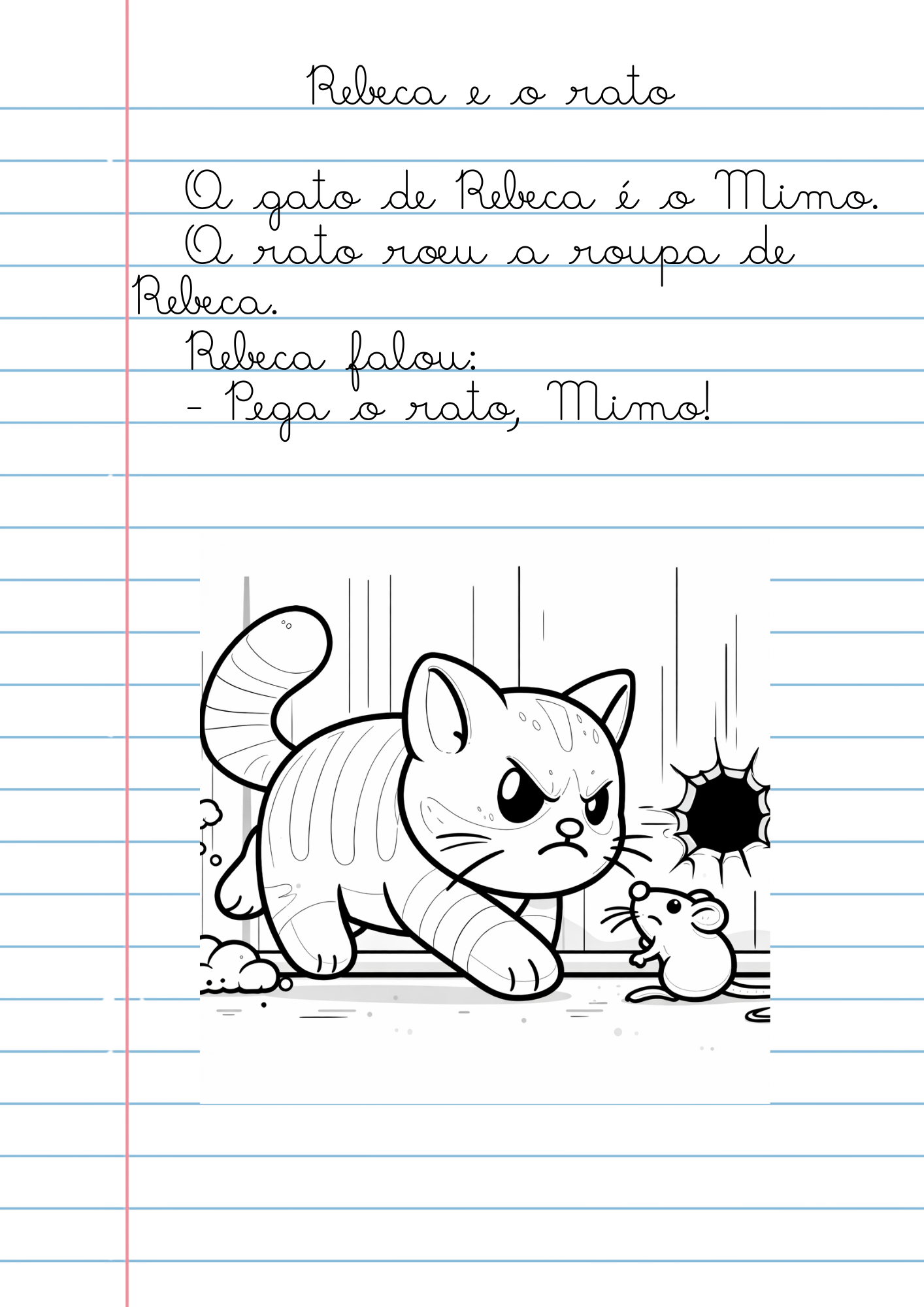 Meus Textinhos – Sílabas Simples em Letra Cursiva - Imagem 6