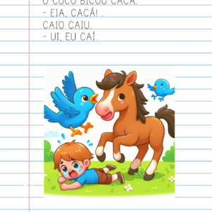 Meus Textinhos – Sílabas Simples em Letra Bastão