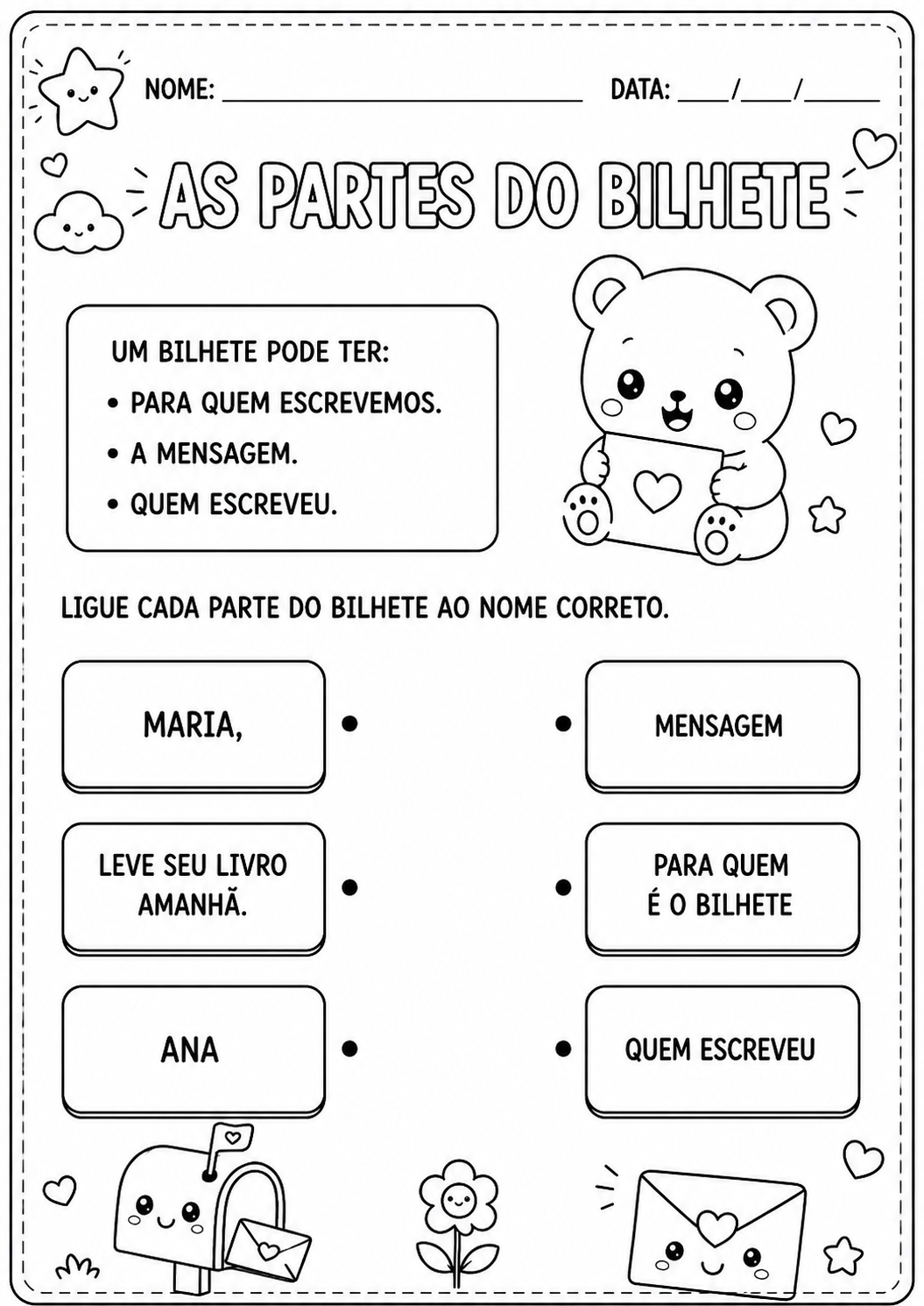 Gênero Textual Bilhete - Imagem 9