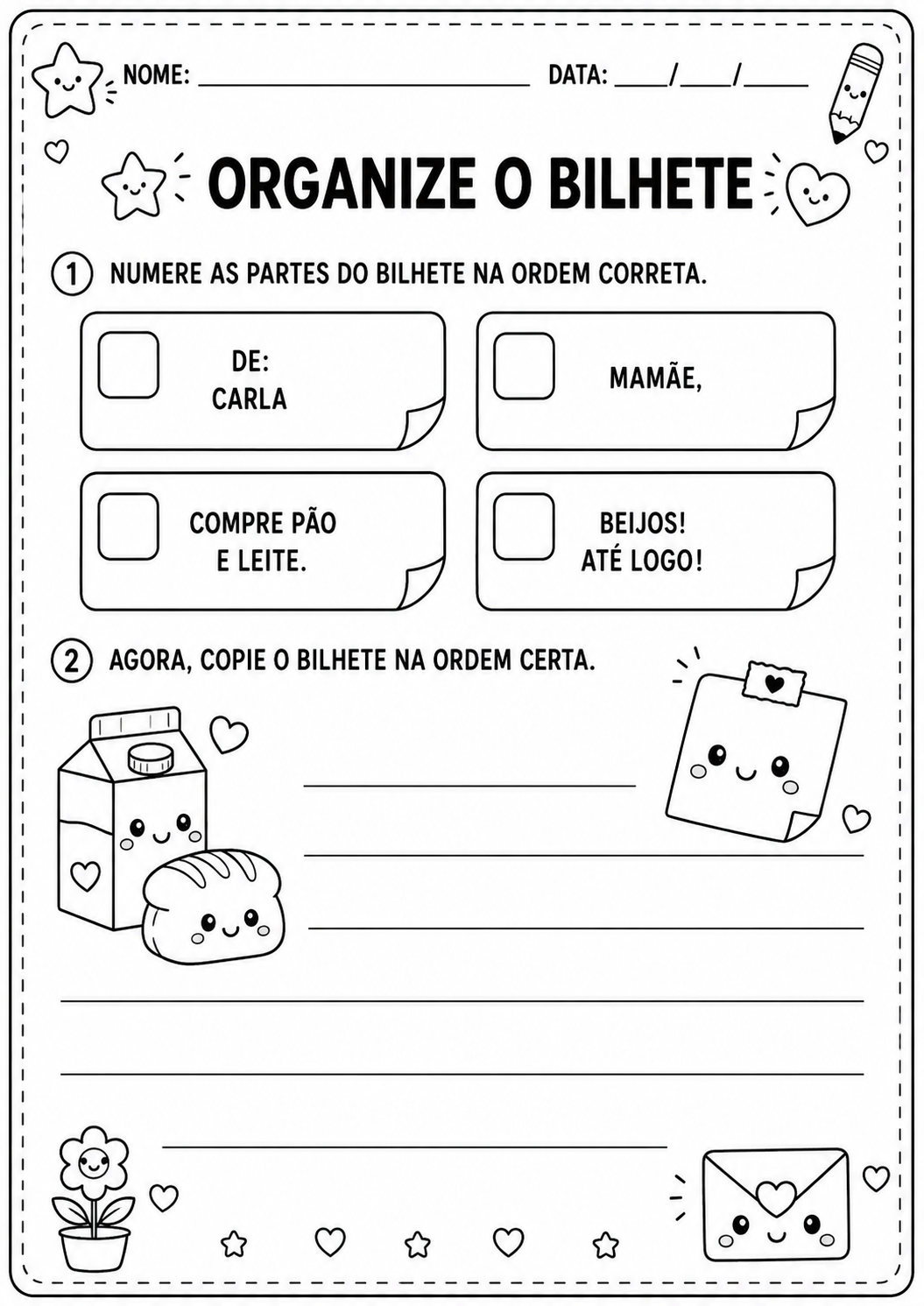 Gênero Textual Bilhete - Imagem 7