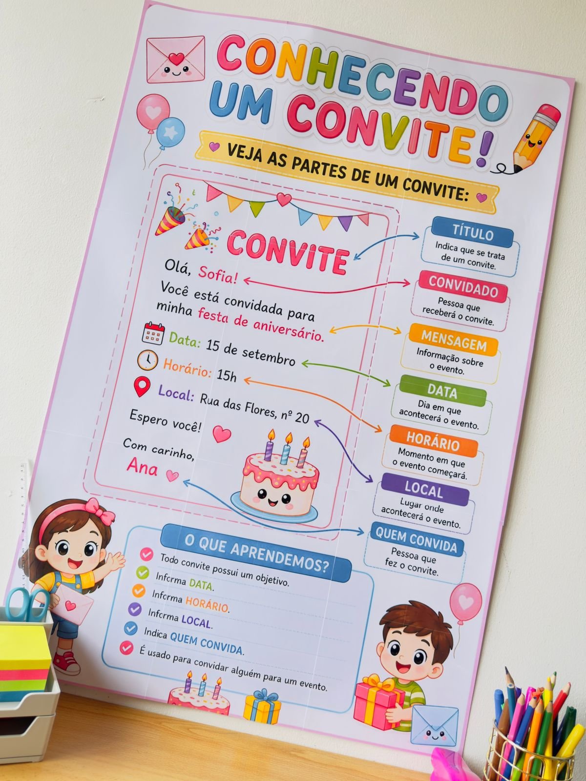 Gênero Textual Convite + Atividade lúdica - Imagem 2