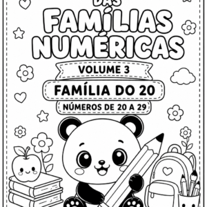 Meu Caderno das Famílias Numéricas – Volume 3 | Família do 20 (20 a 29)