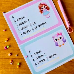 Fichas de Fluência Leitora – Leitura Progressiva