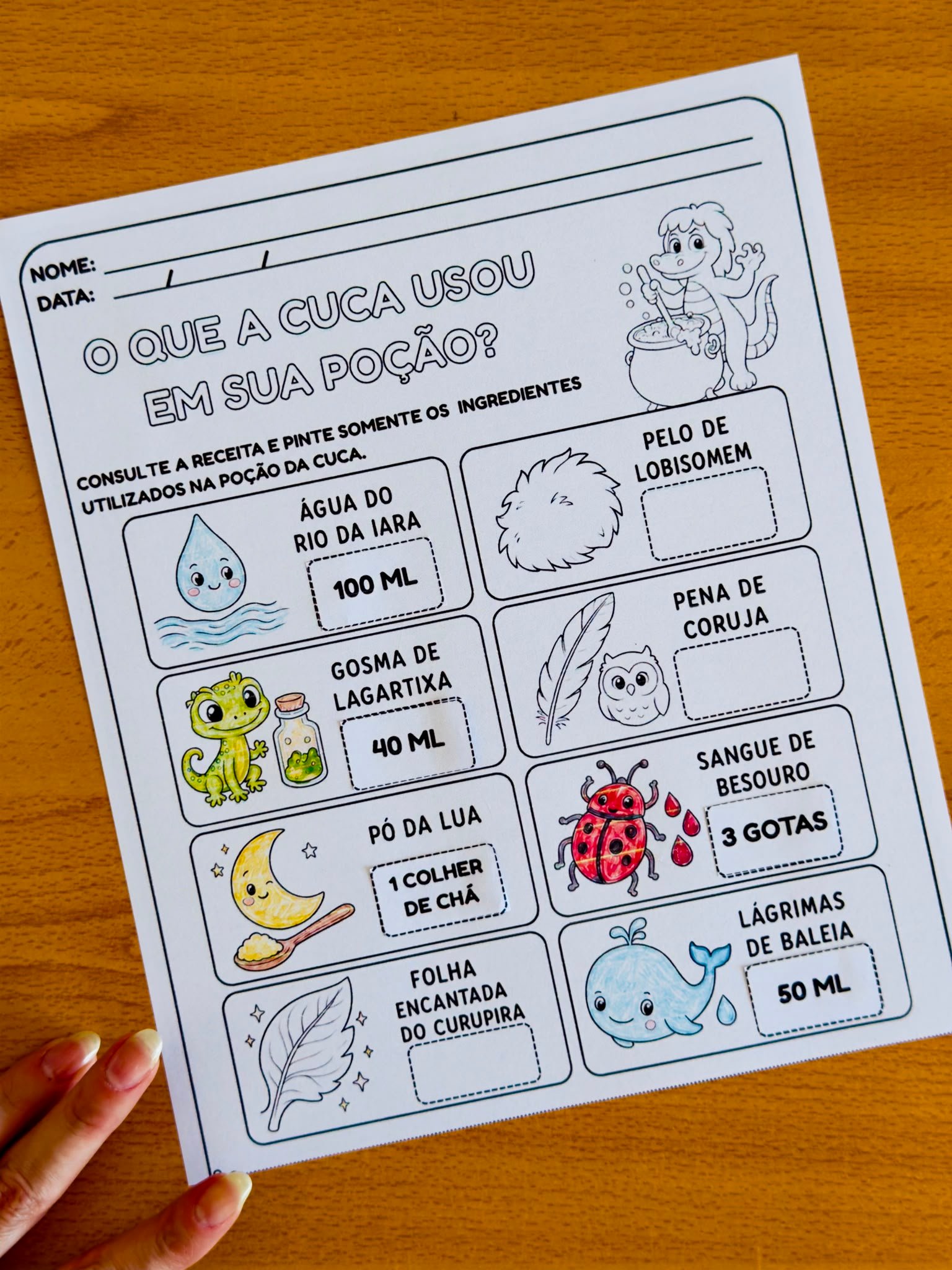 Kit A Poção Espumante da Cuca – Gênero Textual Receita - Imagem 2