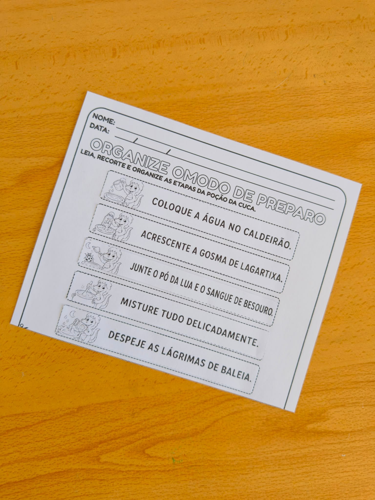 Kit A Poção Espumante da Cuca – Gênero Textual Receita - Imagem 3