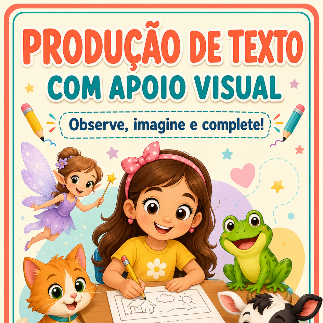 Produção textual com apoio visual