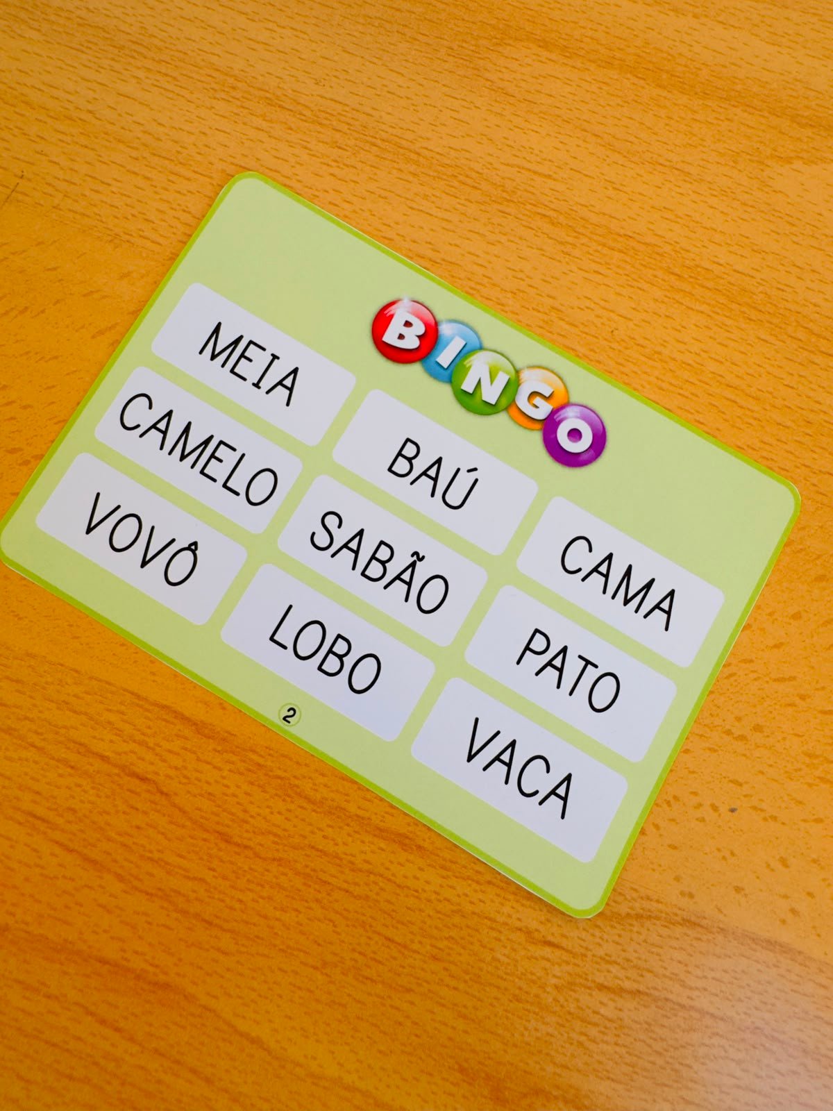 Bingo de Palavras SÍLABAS SIMPLES – Leitura e Escrita + Autoditado - Imagem 5