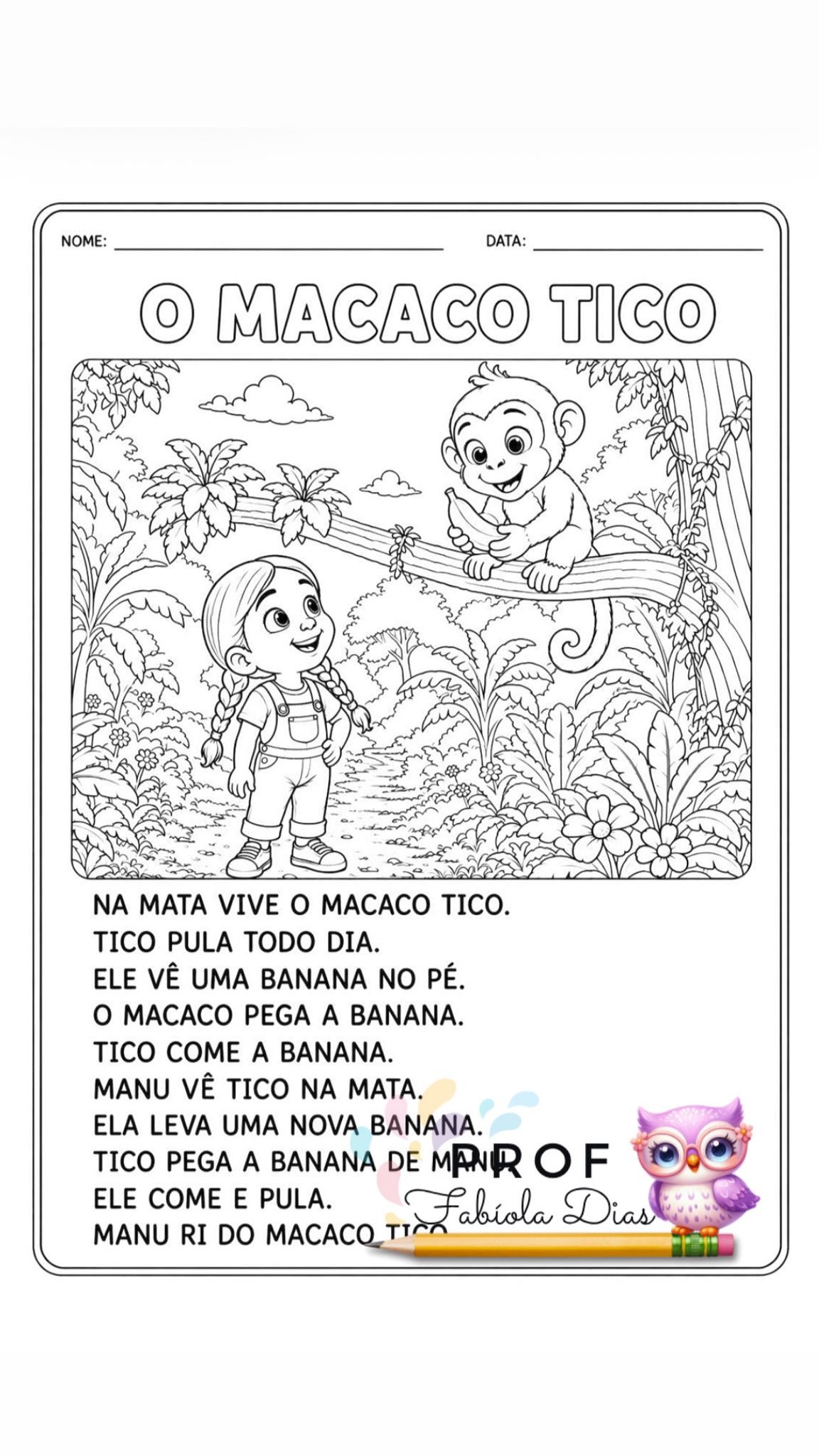 Caderno de Leitura e Interpretação – Níveis 1 e 2