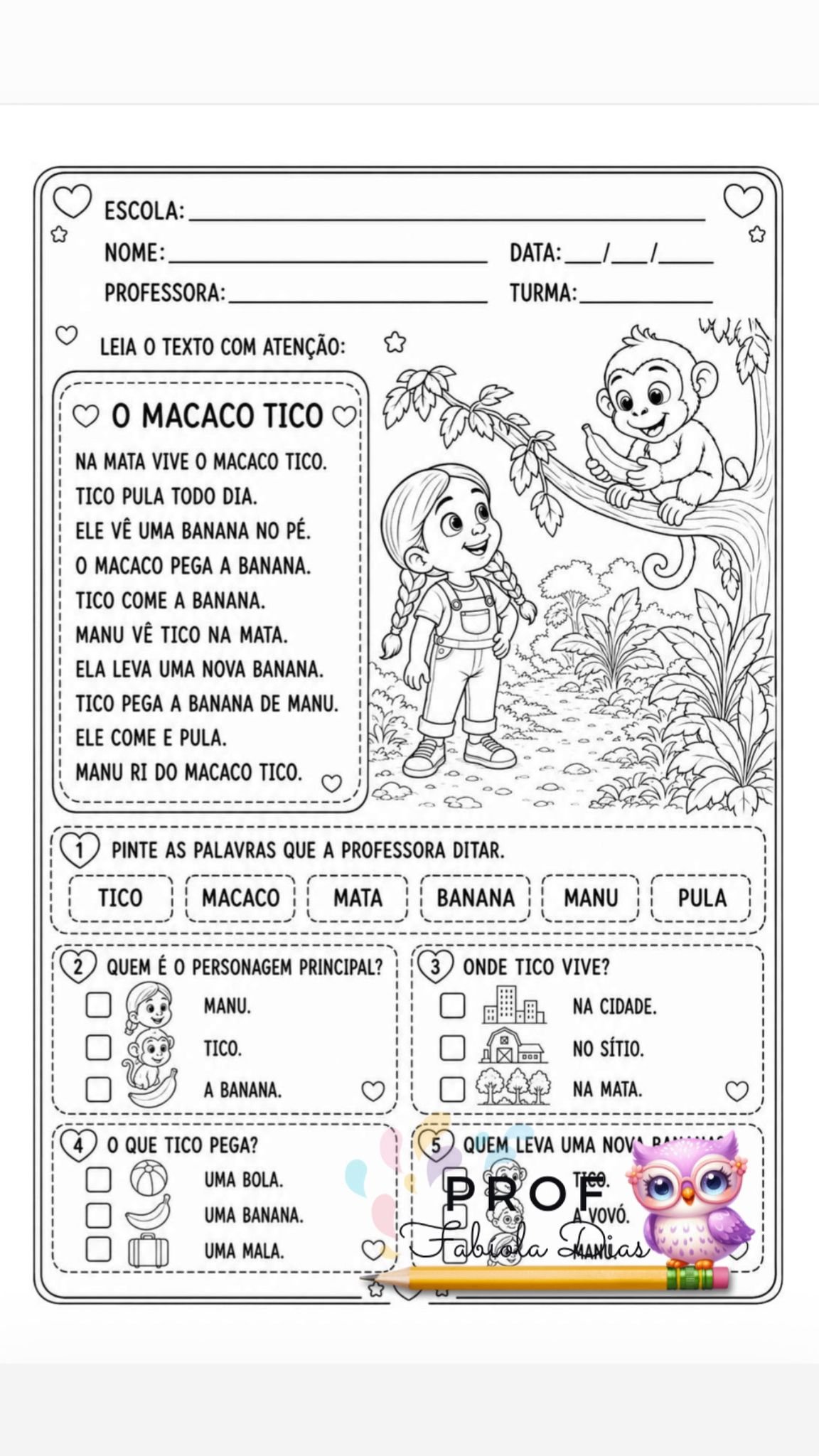 Caderno de Leitura e Interpretação – Níveis 1 e 2 - Imagem 7