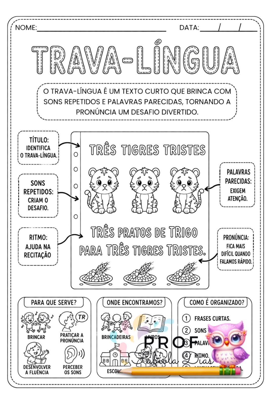 gênero textual trava-língua