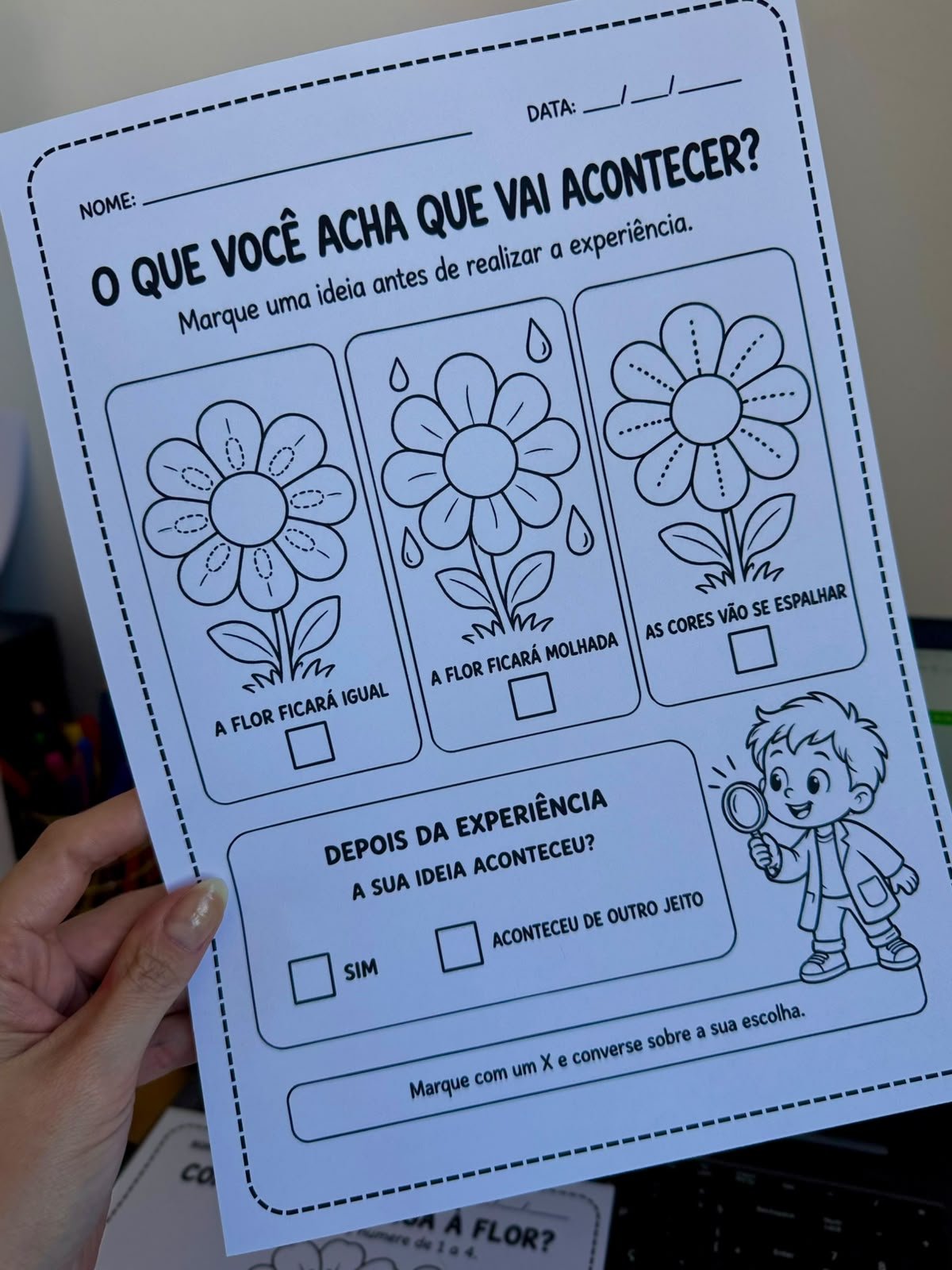 A FLOR QUE GANHA COR - Imagem 3