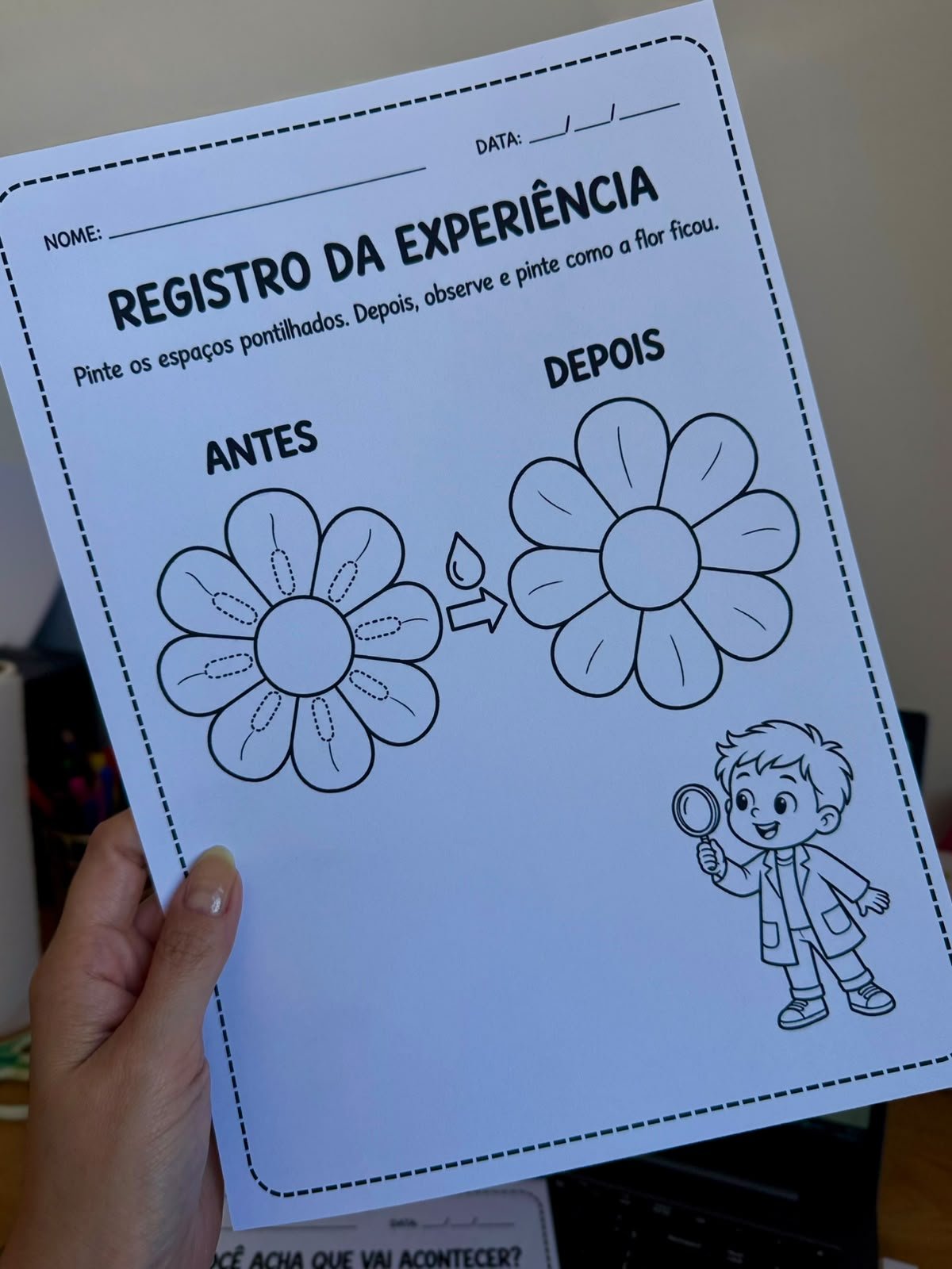 A FLOR QUE GANHA COR - Imagem 2