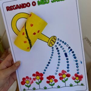 Primavera Regando o meu jardim